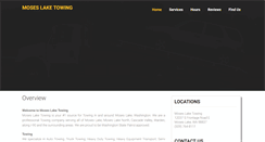 Desktop Screenshot of moseslaketowing.com